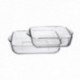 SET FUENTES CUADRADAS 28 CM. + 22 CM. BORCAM
