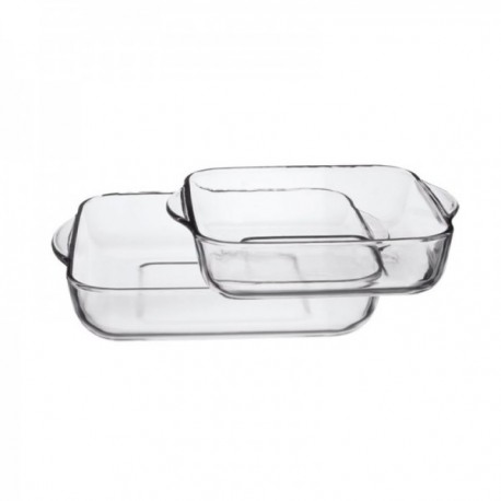SET FUENTES CUADRADAS 28 CM. + 22 CM. BORCAM