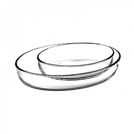 Conjunto 2 fontes ovais 18 x 26 + 35 x 24,5 cm.borcam