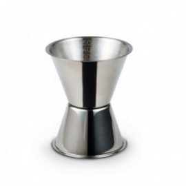 Bebidas de vidro de medidor 3/5 Profissional de aço inoxidável.