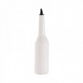 Garrafa 1 L. Eclon de derramamento branco e base transptada.