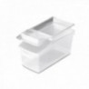 CUBETA PLASTICO TRANSPARENTE DISPENSADORA 50 L.