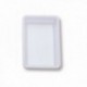 CUBETA PLASTICO BLANCO PLANA 2 L. Nº 0 SIN TAPA