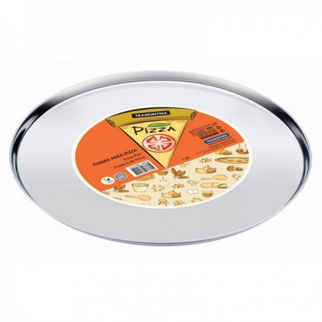 MOLDE 35 CM. PIZZA PLANO ACERO INOX TRAMONTINA