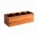CAJA 36 X 14 CM. MADERA 4 COMPARTIMENTOS