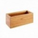 CAJA 23 X 10 CM. MADERA 3 COMPARTIMENTOS