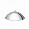 CAMPANA 24 X 7 CM. CUBREPLATO ACERO INOX. 18/10
