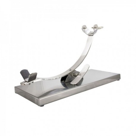 JAMONERO CON BALANCIN PLETINA BASE INOX.