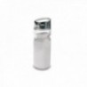 SALERO CRISTAL 10 X 4 CM. REDONDO TAPA ACERO INOX
