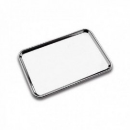 BANDEJA 40 X 28 CM. RECTANGULAR ACERO INOX. TRAMON