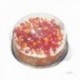 PLATO TARTAS INOX. 30,5 CON 2 CAMPANAS PLASTICO