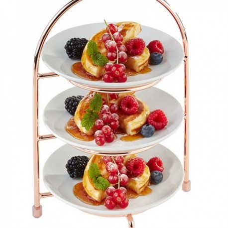 STAND PRESENTACION PLATOS 18,5 X15,5X26 CM.COBRE