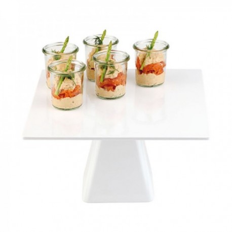 SOPORTE 31 CM. CASUAL CUADRADO MELAMINA BLANCA