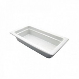 FUENTE GN 1/3 H 1 CM. PORCELANA