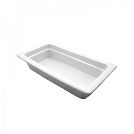 FUENTE GN 1/3 H 1 CM. PORCELANA