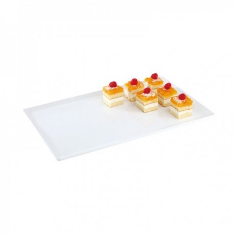 BANDEJA GN 1/1 53 X 32,5 CM. MELAMINA BLANCA
