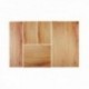 BANDEJA GN 1/4 1,5 CM. MELAMINA EFECTO MADERA