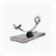 JAMONERO CON BALANCIN GIRATORIO BASE INOX.