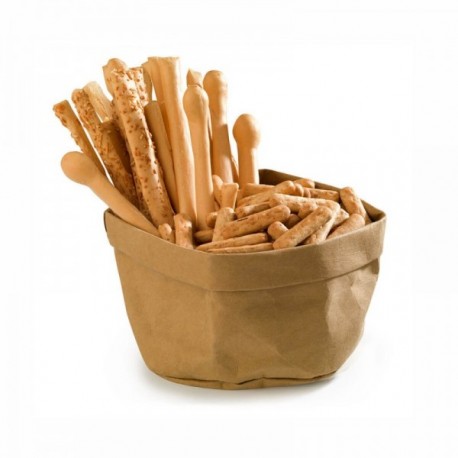 PANERA 17,6 CM. MARRON PAPEL SILICONADO