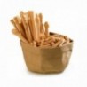 PANERA 17,6 CM. MARRON PAPEL SILICONADO