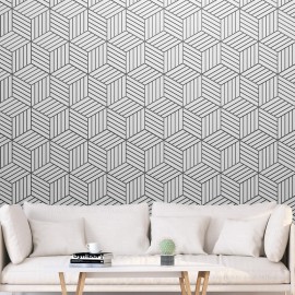Papel de parede autocolante - Hexagons in Detail