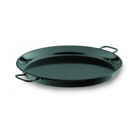 Paellera Clásica Valenciana Esmaltado Negro