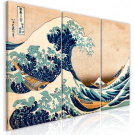 Cuadro - The Great Wave off Kanagawa (3 Parts)